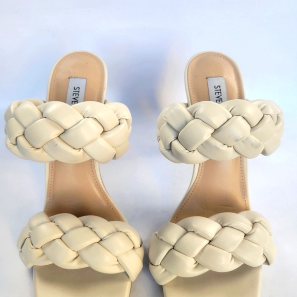 Steve Madden Kenley Off White Sandals Size 7.5M - Picture 7 of 10